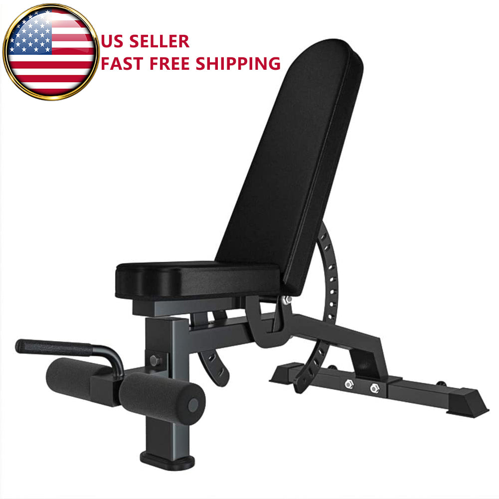 Adjustable Strength Training Bench Press Home Full Body Workout Foldable Weight Benches
