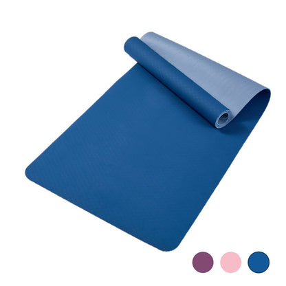 Yoga Mat, Exercise Yoga Mat With Non-Slip Design, Professional TPE Exercise Mat