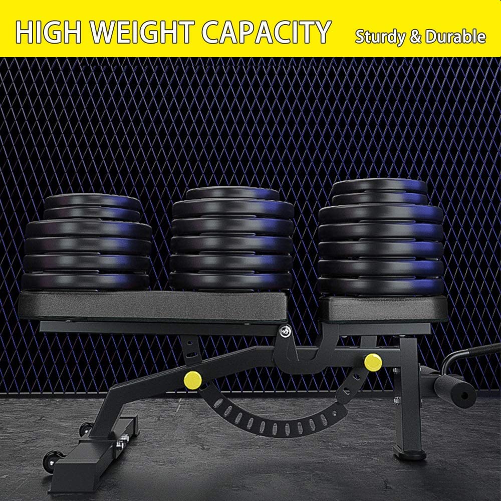 Adjustable Strength Training Bench Press Home Full Body Workout Foldable Weight Benches