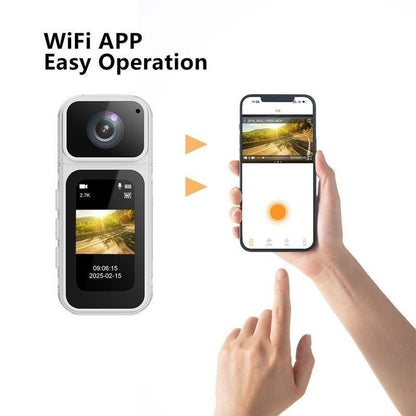 Ormos Mini Action Camera With 180 Degree Rotating Lens