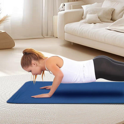Yoga Mat, Exercise Yoga Mat With Non-Slip Design, Professional TPE Exercise Mat