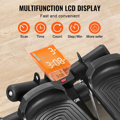 Stair Stepper, Mini Stepper For Exercise At Home, Hydraulic Fitness Twist Stepper