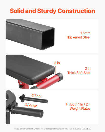 Chest Press Machine, 450 LBS Bench Press Set